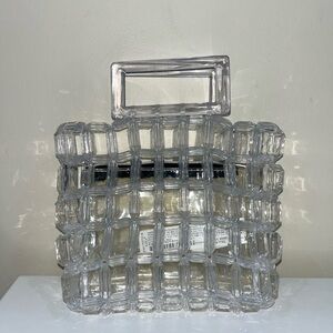 Clear Geometric Handbag